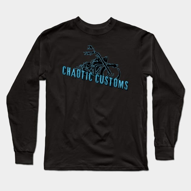 Chaotic Customs Long Sleeve T-Shirt by MadBikerMax_